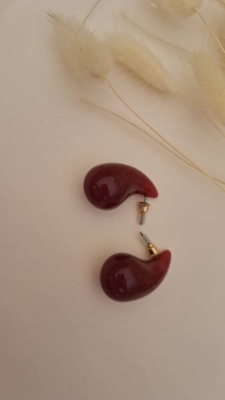 گوشواره عقیق قرمز